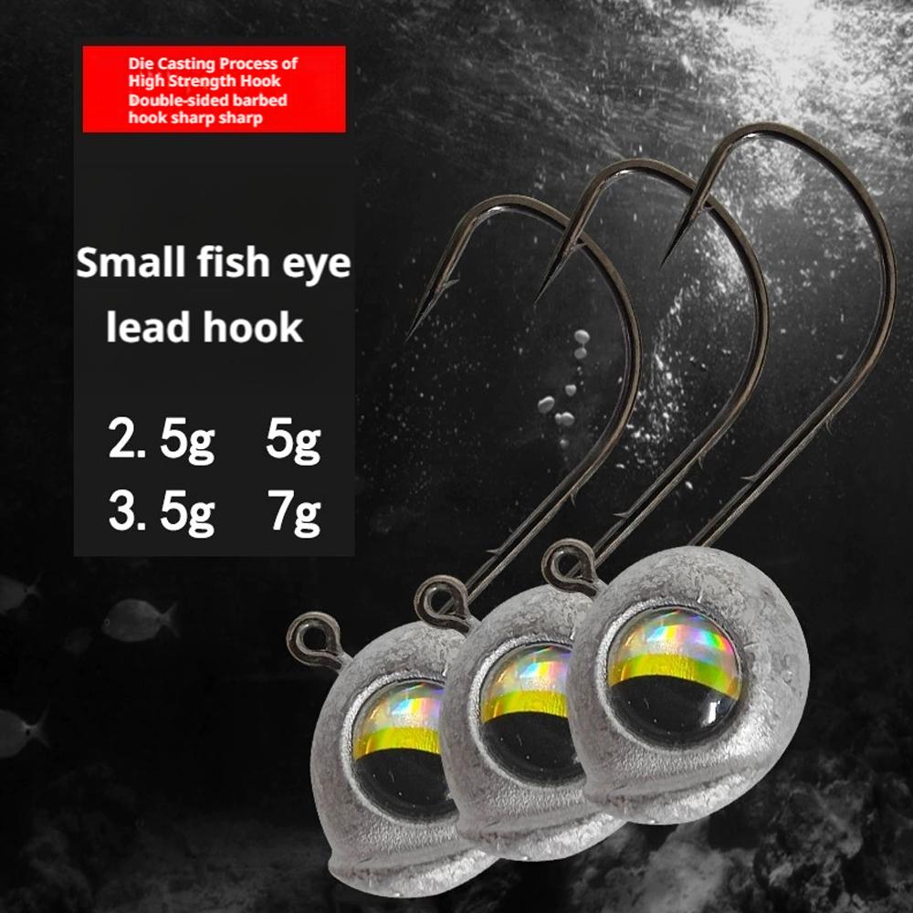 Fishing Hook Size - 10 шт. 2.5г 3.5г 5г Джиг-головки