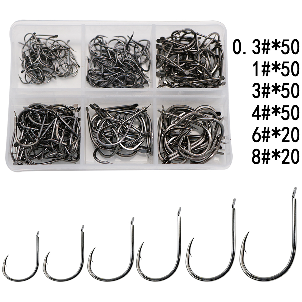 Fishing Hook Offset - Рыболовные крючки с зазубриной, набор рыболовных