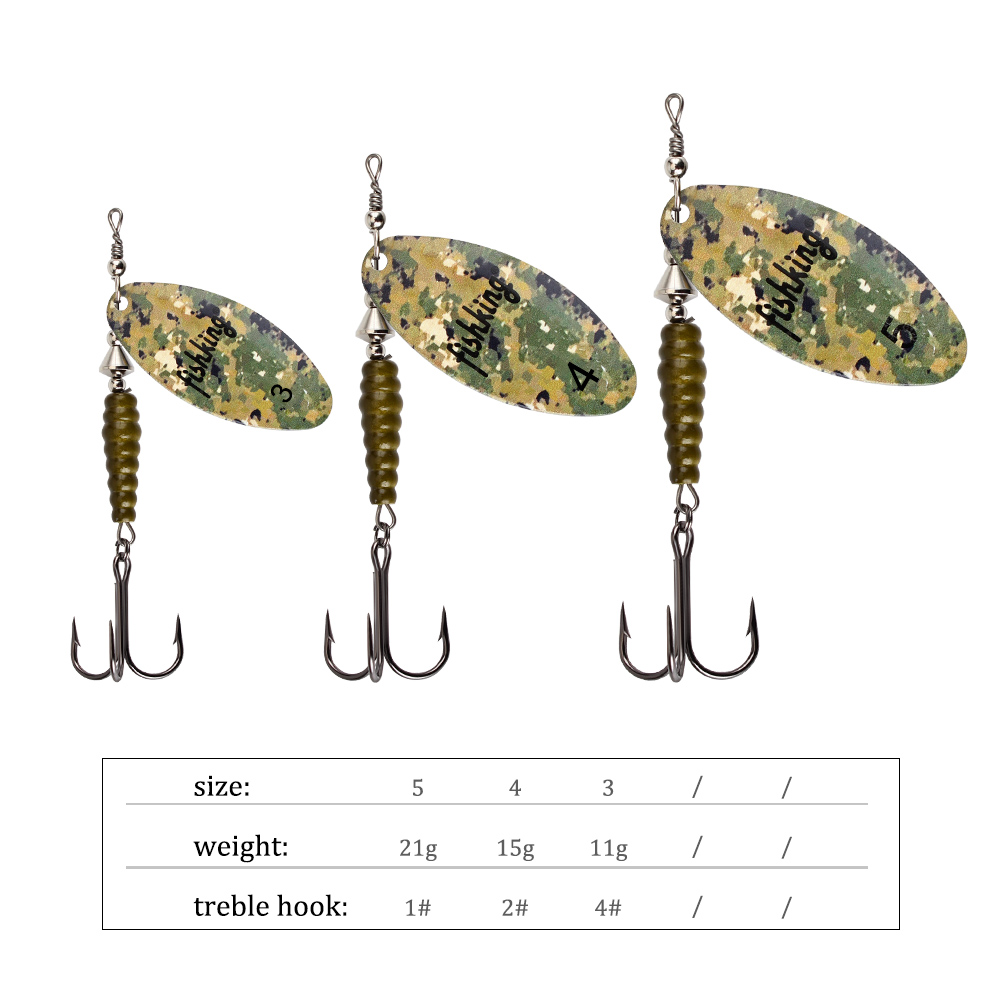 NGB Spinner Bait Рыболовная пр – обзор и цена Fishing Hook Treble